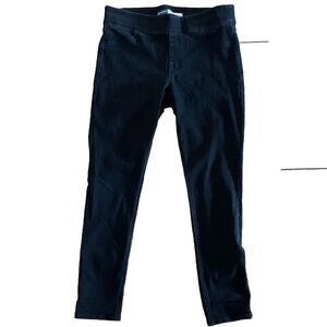 Old Navy Rockstar Jeggings Super Skinny Mid Rise Denim Women’s Black Size 14